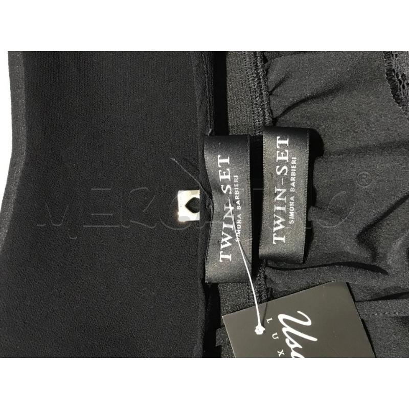 VESTITO DONNA TWIN SET NERO VOILE MEZZA MANICA | Mercatino dell'Usato Moncalieri bengasi 5