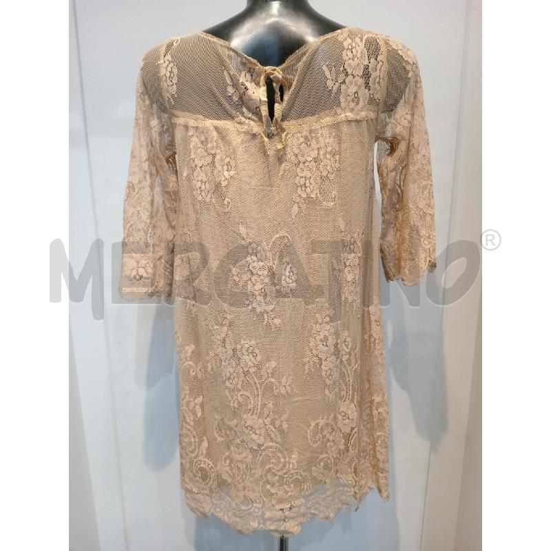 VESTITO DONNA TWIN SET PIZZO BEIGE | Mercatino dell'Usato Moncalieri bengasi 2
