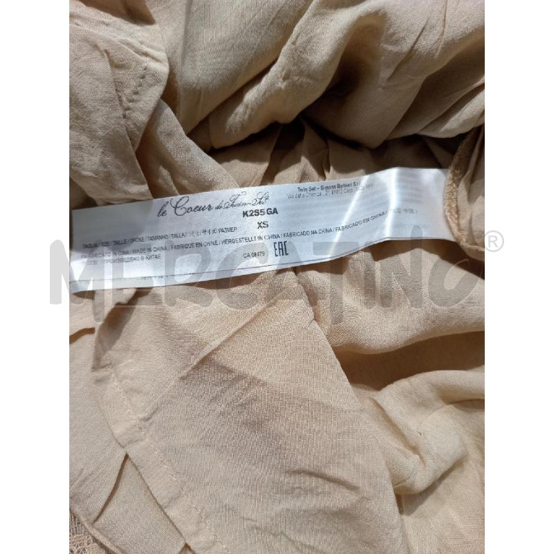 VESTITO DONNA TWIN SET PIZZO BEIGE | Mercatino dell'Usato Moncalieri bengasi 4