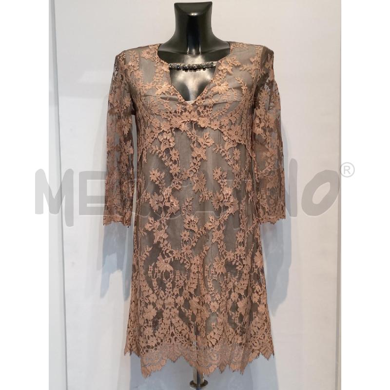 VESTITO DONNA TWIN SET PIZZO VERDE ROSA | Mercatino dell'Usato Moncalieri bengasi 1