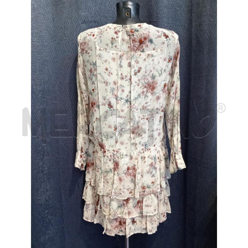 VESTITO DONNA TWIN SET ROSA FIORI VOILE | Mercatino dell'Usato Moncalieri bengasi 2