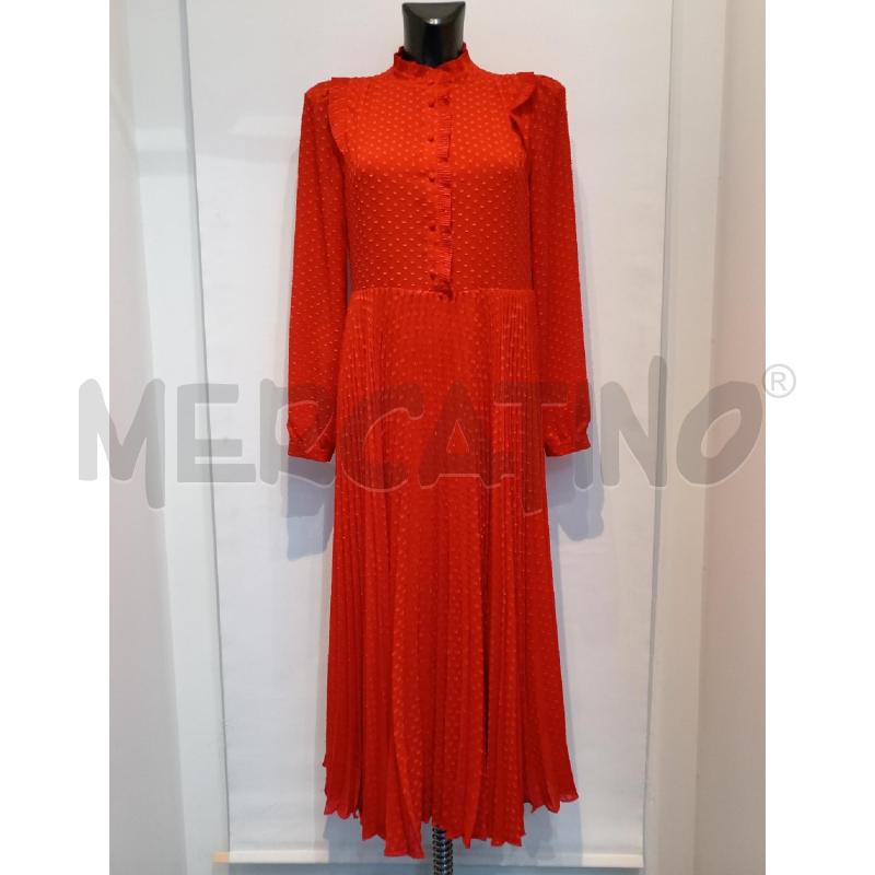 VESTITO DONNA TWIN SET ROSSO MANICA LUNGA  CON POIS | Mercatino dell'Usato Moncalieri bengasi 1