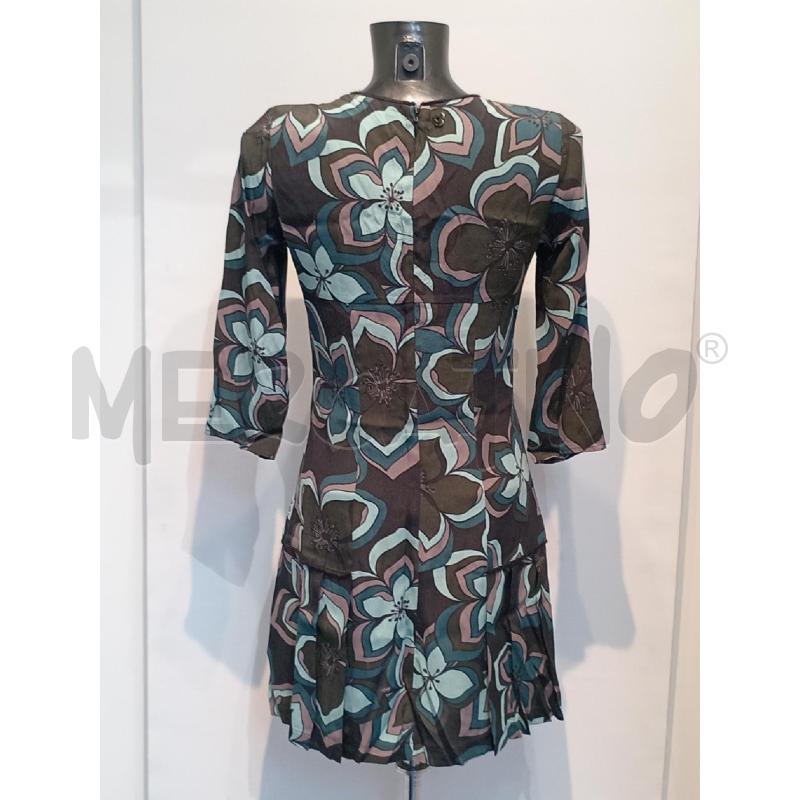 VESTITO DONNA TWIN SET VERDE FIORI MANICA LUNGA | Mercatino dell'Usato Moncalieri bengasi 2