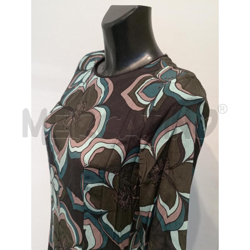 VESTITO DONNA TWIN SET VERDE FIORI MANICA LUNGA | Mercatino dell'Usato Moncalieri bengasi 4