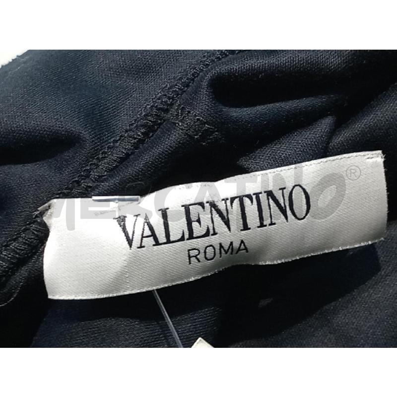 VESTITO DONNA VALENTINO ROMA NERO TUBINO CON PARTICOLARI ARRICCIATI FONDO | Mercatino dell'Usato Moncalieri bengasi 5