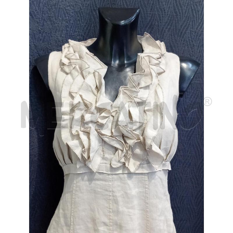 VESTITO DONNA VANILLA BEIGE CON VOILANT | Mercatino dell'Usato Moncalieri bengasi 4