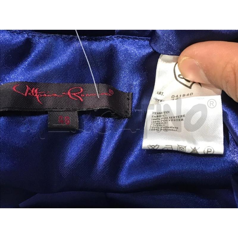 VESTITO DONNA VITTORIA ROMANO BLU CON INSERTI PERLINE | Mercatino dell'Usato Moncalieri bengasi 5