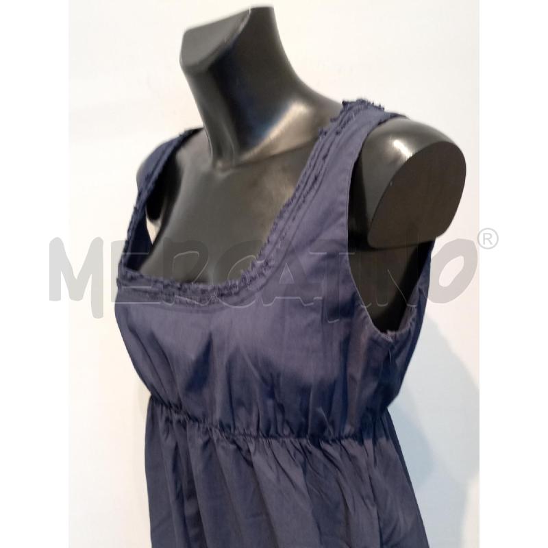 VESTITO DONNA ZEROTTO BLU SMANICATO CON ELASTICO | Mercatino dell'Usato Moncalieri bengasi 3