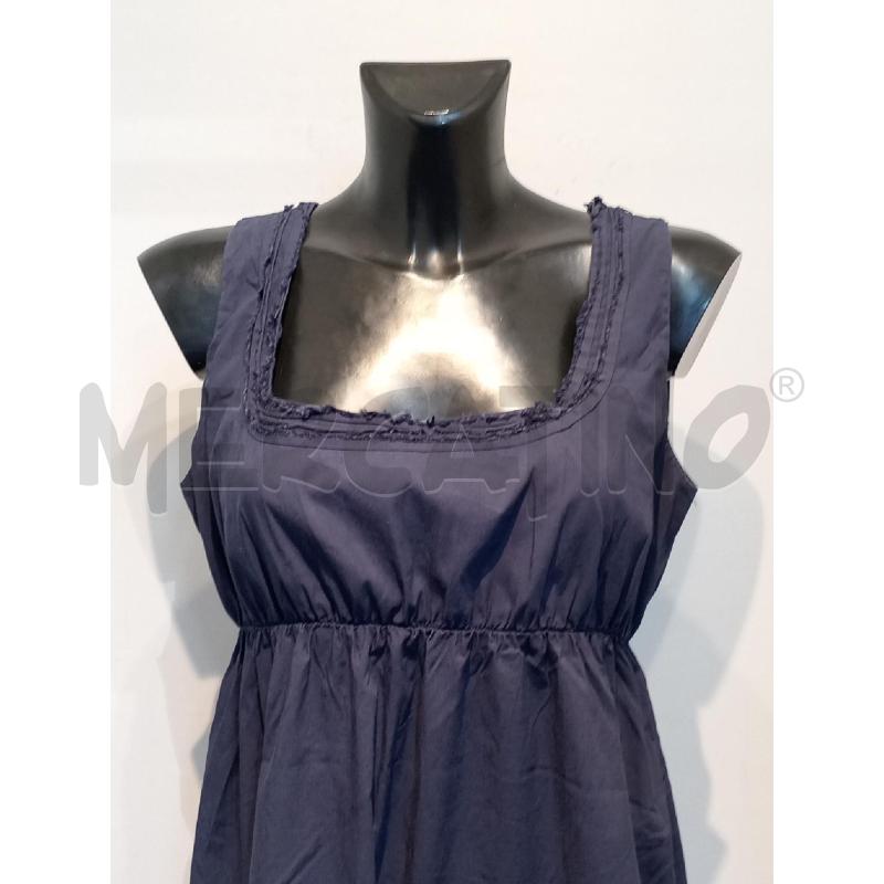VESTITO DONNA ZEROTTO BLU SMANICATO CON ELASTICO | Mercatino dell'Usato Moncalieri bengasi 4
