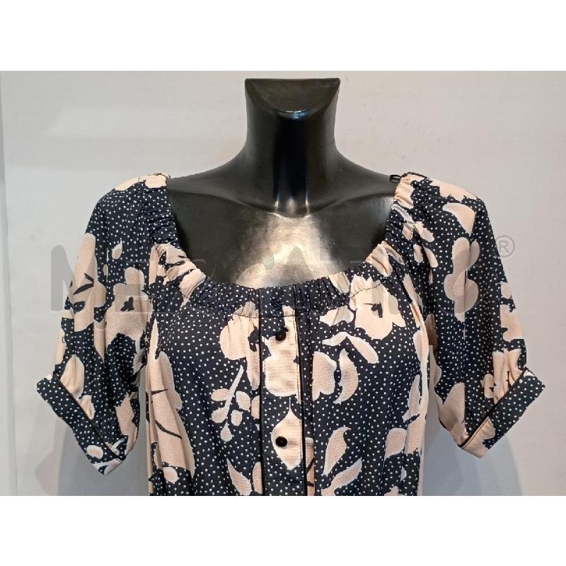 VESTITO TUTA DONNA FRACOMINA JEANS NERO FIORI SORA  | Mercatino dell'Usato Moncalieri bengasi 4