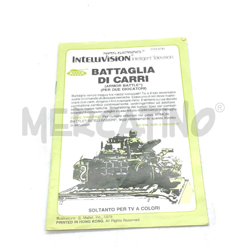 VIDEO GIOCO MATTEL INTELLIVISION ARMOR BATTLE  | Mercatino dell'Usato Moncalieri bengasi 5