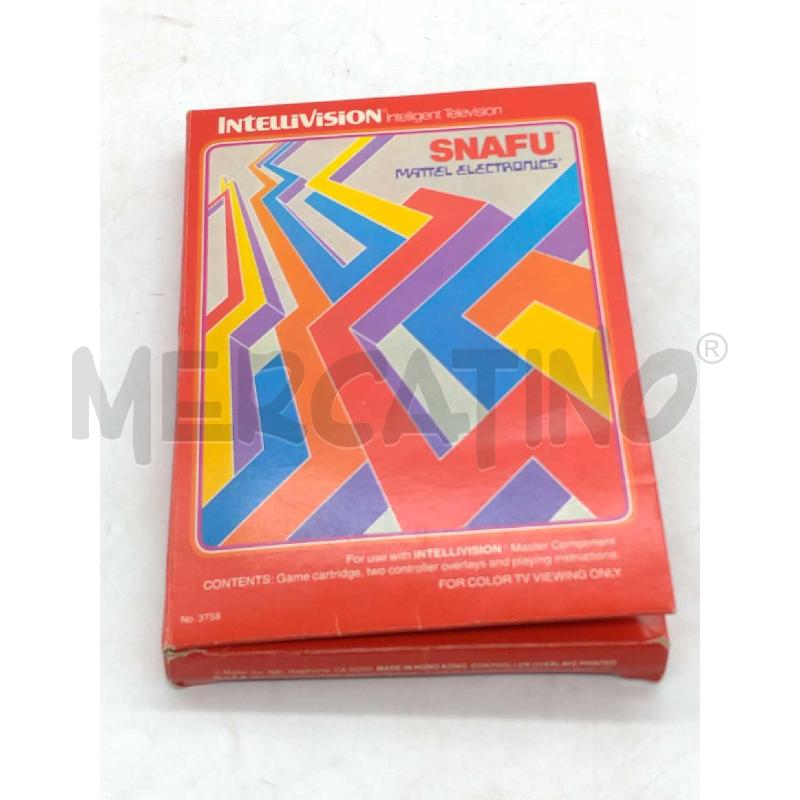 VIDEO GIOCO MATTEL INTELLIVISION SNAFU ELECTRONICS | Mercatino dell'Usato Moncalieri bengasi 1