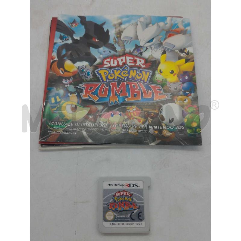 VIDEO GIOCO NINTENDO 3 DS SUPER POKEMON RUMBLE | Mercatino dell'Usato Moncalieri bengasi 5