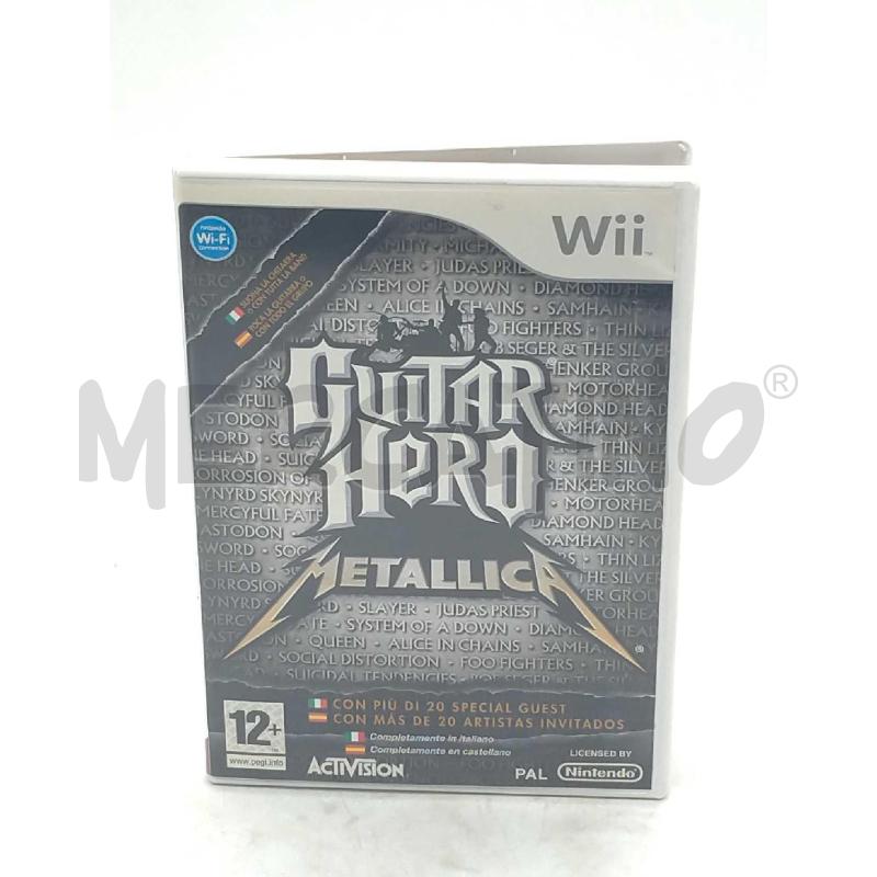 VIDEO GIOCO NINTENDO WII GUITAR HERO METALLICA  | Mercatino dell'Usato Moncalieri bengasi 1