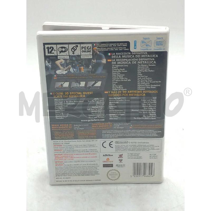 VIDEO GIOCO NINTENDO WII GUITAR HERO METALLICA  | Mercatino dell'Usato Moncalieri bengasi 2