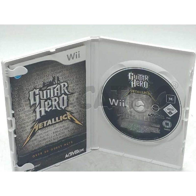VIDEO GIOCO NINTENDO WII GUITAR HERO METALLICA  | Mercatino dell'Usato Moncalieri bengasi 3