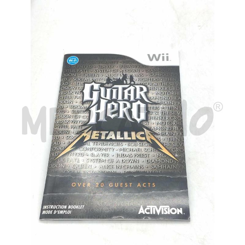 VIDEO GIOCO NINTENDO WII GUITAR HERO METALLICA  | Mercatino dell'Usato Moncalieri bengasi 4