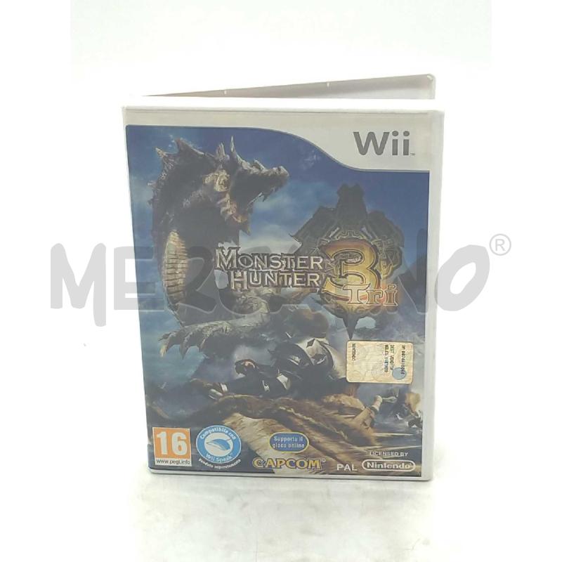 VIDEO GIOCO NINTENDO WII MONSTER HUNTER 3 TRI | Mercatino dell'Usato Moncalieri bengasi 1