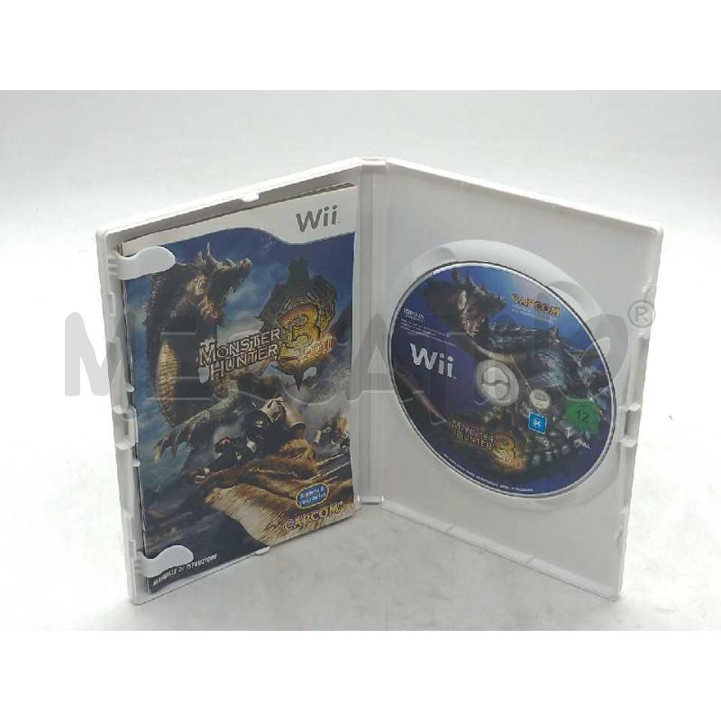 VIDEO GIOCO NINTENDO WII MONSTER HUNTER 3 TRI | Mercatino dell'Usato Moncalieri bengasi 3