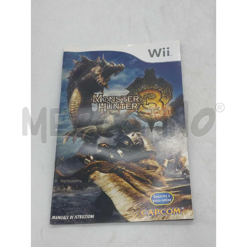 VIDEO GIOCO NINTENDO WII MONSTER HUNTER 3 TRI | Mercatino dell'Usato Moncalieri bengasi 4