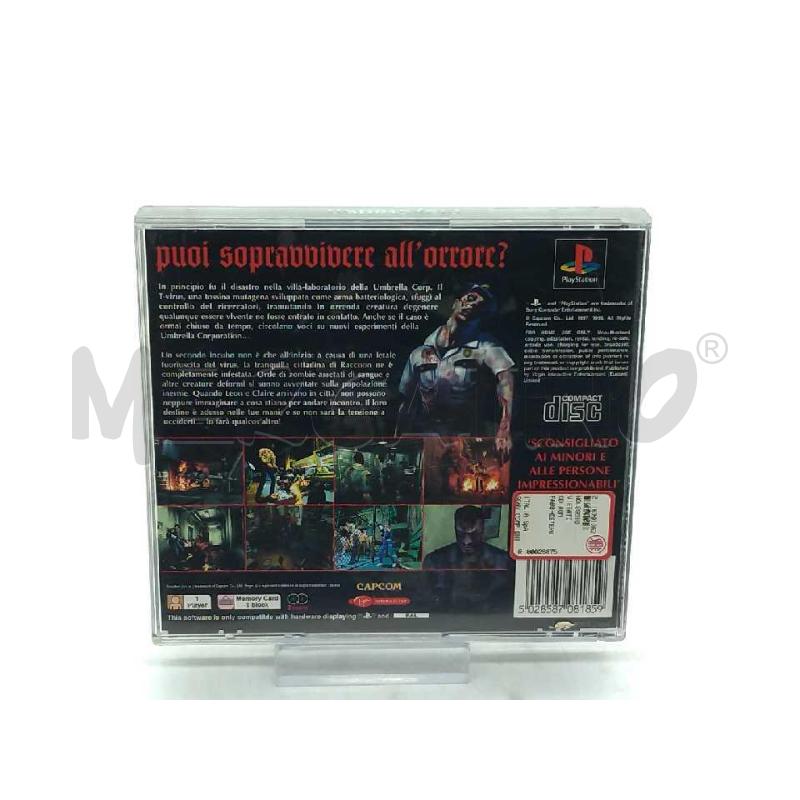VIDEO GIOCO SONY PS1 RESIDENT EVIL 2 LIEVI RIGHE | Mercatino dell'Usato Moncalieri bengasi 2