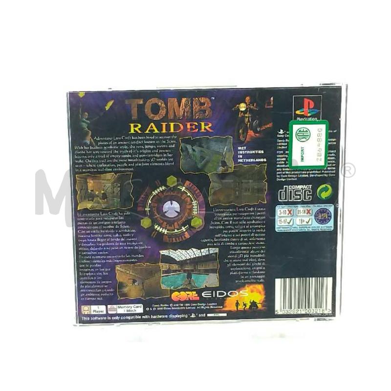 VIDEO GIOCO SONY PS1 TOMB RAIDER PLATINUM | Mercatino dell'Usato Moncalieri bengasi 2