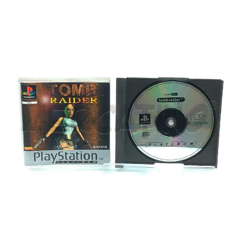 VIDEO GIOCO SONY PS1 TOMB RAIDER PLATINUM | Mercatino dell'Usato Moncalieri bengasi 3