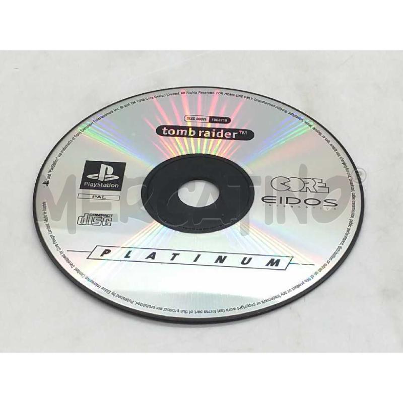 VIDEO GIOCO SONY PS1 TOMB RAIDER PLATINUM | Mercatino dell'Usato Moncalieri bengasi 5