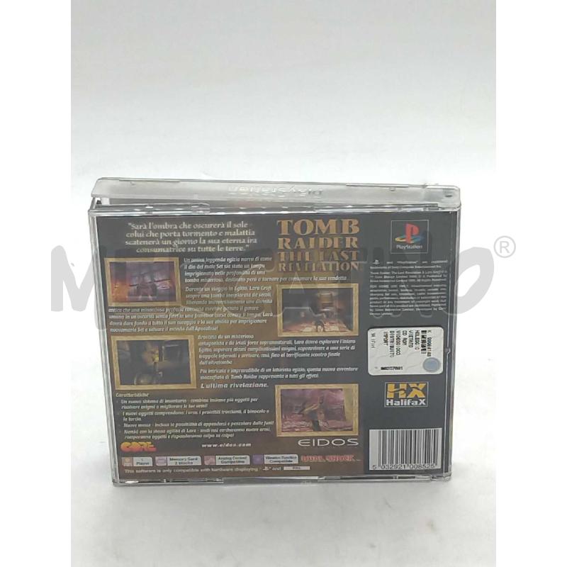 VIDEO GIOCO SONY PS1 TOMB RAIDER THE LAST REVELATION | Mercatino dell'Usato Moncalieri bengasi 2