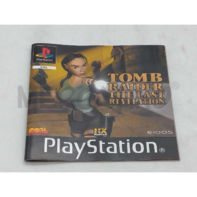 VIDEO GIOCO SONY PS1 TOMB RAIDER THE LAST REVELATION | Mercatino dell'Usato Moncalieri bengasi 4