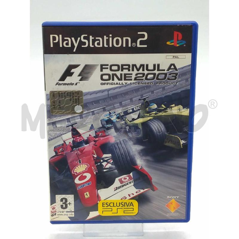 VIDEO GIOCO SONY PS2 F1 FORMULA ONE 2003 OFFICIALLY LICENSED PRODUCT | Mercatino dell'Usato Moncalieri bengasi 1