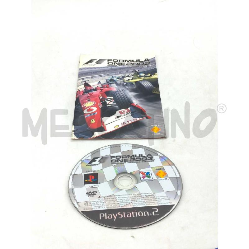 VIDEO GIOCO SONY PS2 F1 FORMULA ONE 2003 OFFICIALLY LICENSED PRODUCT | Mercatino dell'Usato Moncalieri bengasi 4