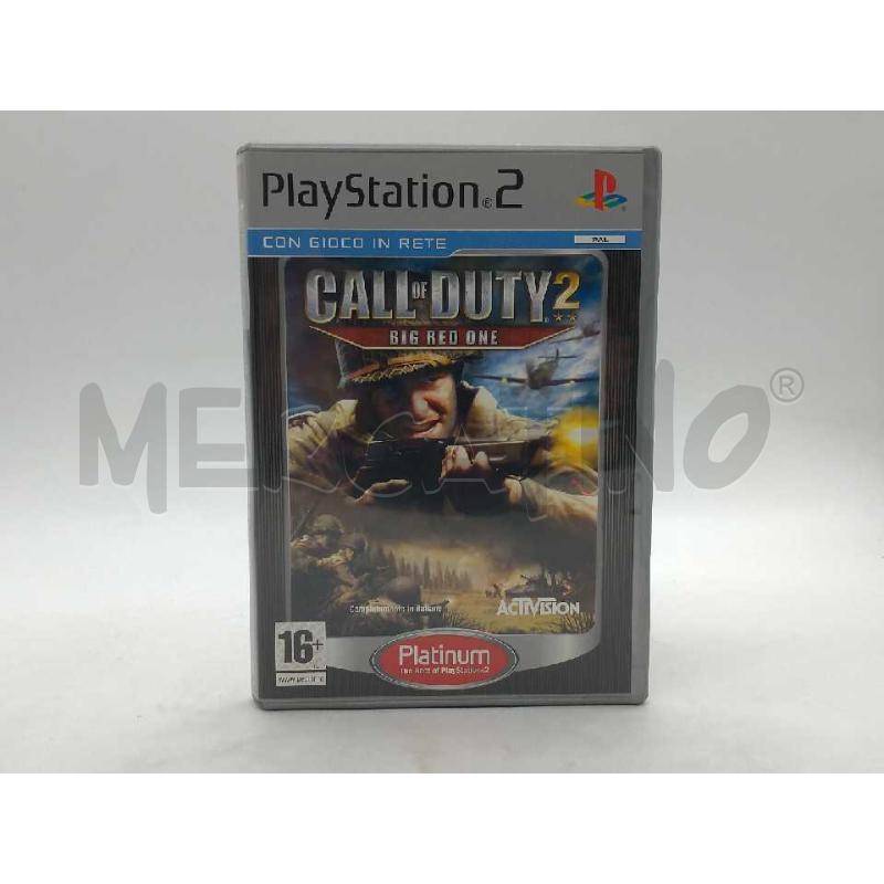VIDEO GIOCO SONY PS2 PLATINUM CALL OF DUTY 2 BIG RED ONE | Mercatino dell'Usato Moncalieri bengasi 1