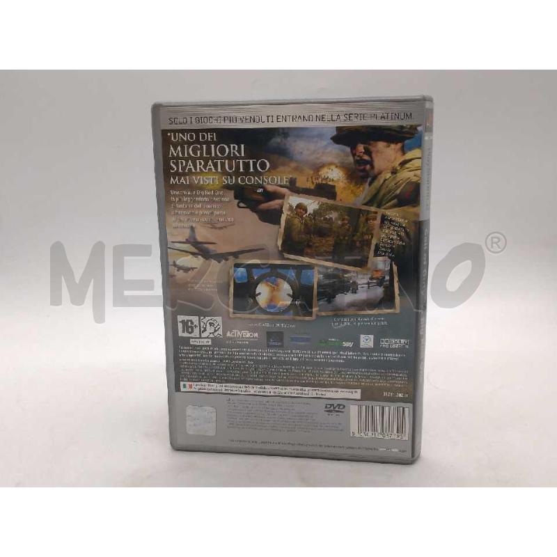VIDEO GIOCO SONY PS2 PLATINUM CALL OF DUTY 2 BIG RED ONE | Mercatino dell'Usato Moncalieri bengasi 2