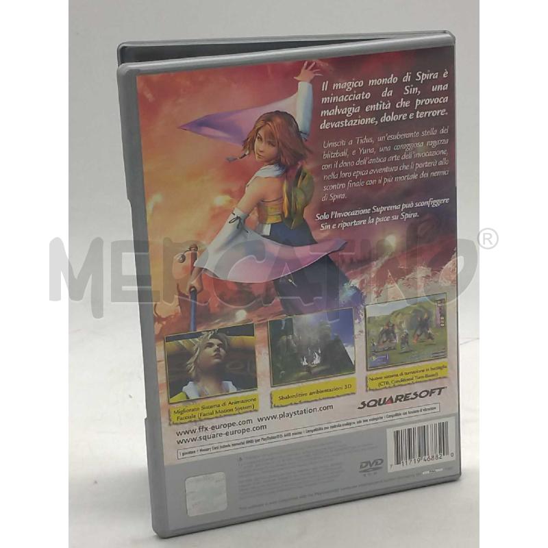 VIDEO GIOCO SONY PS2 PLATINUM FINAL FANTASY X  | Mercatino dell'Usato Moncalieri bengasi 2