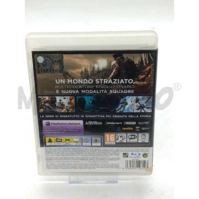 VIDEO GIOCO SONY PS3 CALL OF DUTY GHOSTS | Mercatino dell'Usato Moncalieri bengasi 2