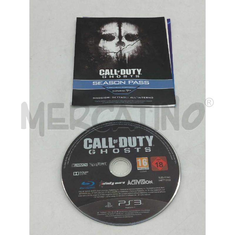 VIDEO GIOCO SONY PS3 CALL OF DUTY GHOSTS | Mercatino dell'Usato Moncalieri bengasi 4