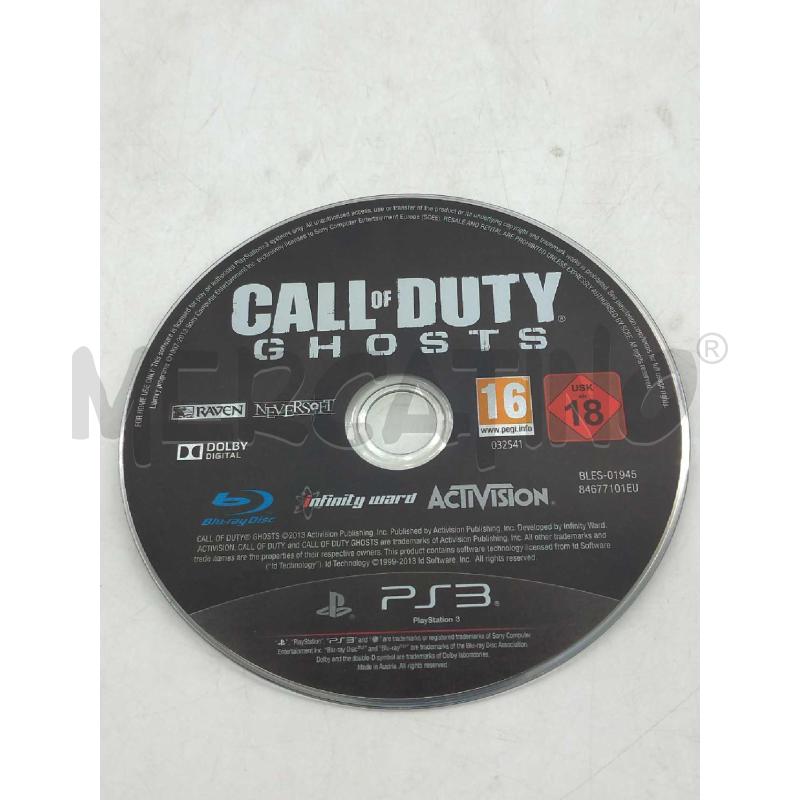 VIDEO GIOCO SONY PS3 CALL OF DUTY GHOSTS | Mercatino dell'Usato Moncalieri bengasi 5
