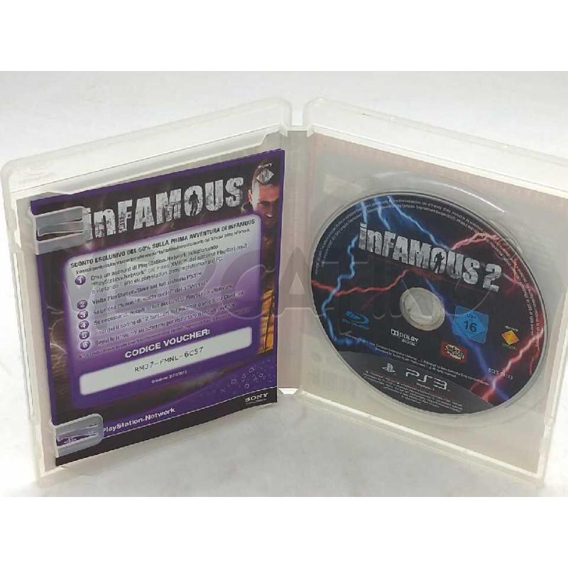 VIDEO GIOCO SONY PS3 ESSENTIAL INFAMOUS 2  | Mercatino dell'Usato Moncalieri bengasi 3