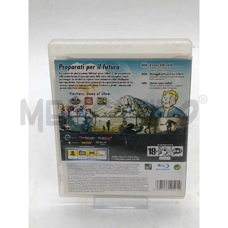 VIDEO GIOCO SONY PS3 FALLOUT 3  | Mercatino dell'Usato Moncalieri bengasi 2