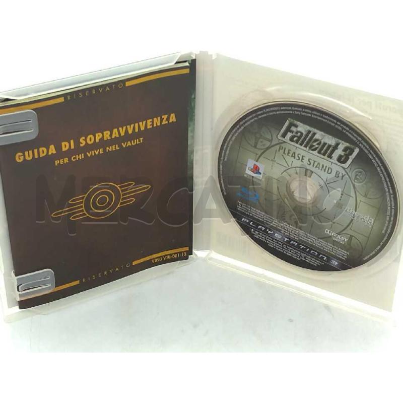 VIDEO GIOCO SONY PS3 FALLOUT 3  | Mercatino dell'Usato Moncalieri bengasi 3