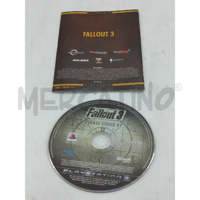 VIDEO GIOCO SONY PS3 FALLOUT 3  | Mercatino dell'Usato Moncalieri bengasi 4