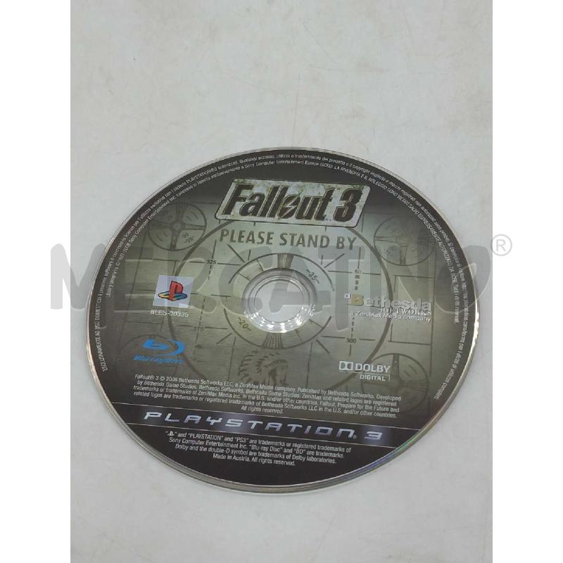 VIDEO GIOCO SONY PS3 FALLOUT 3  | Mercatino dell'Usato Moncalieri bengasi 5