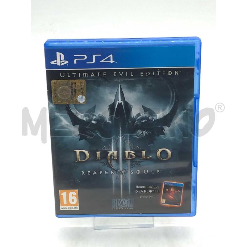VIDEO GIOCO SONY PS4 DIABLO REAPER OF SOUL ULTIMATE EVIL EDITION | Mercatino dell'Usato Moncalieri bengasi 1