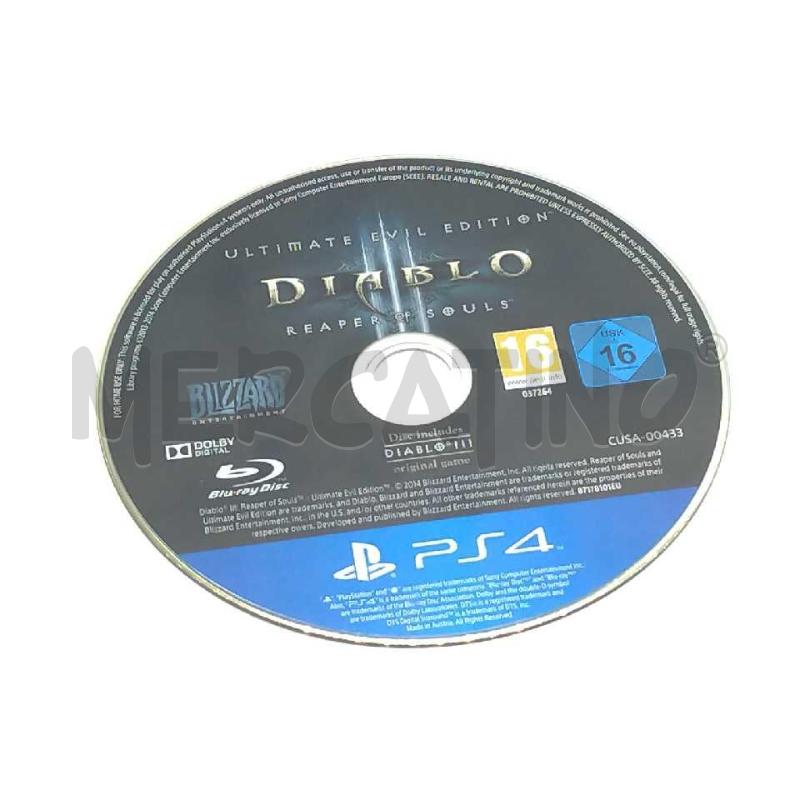 VIDEO GIOCO SONY PS4 DIABLO REAPER OF SOUL ULTIMATE EVIL EDITION | Mercatino dell'Usato Moncalieri bengasi 4