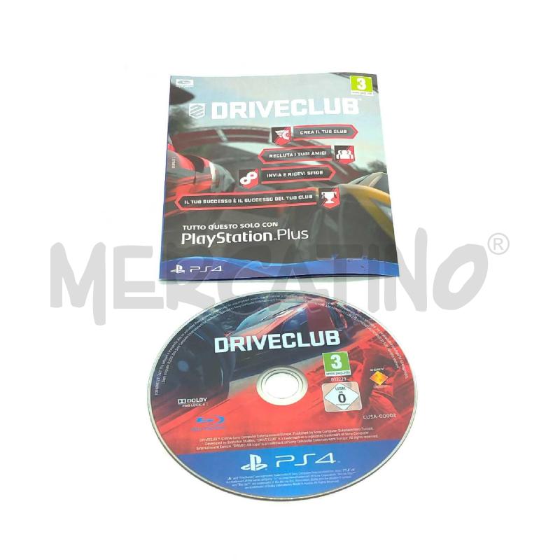 VIDEO GIOCO SONY PS4 DRIVECLUB | Mercatino dell'Usato Moncalieri bengasi 4