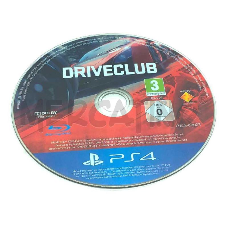 VIDEO GIOCO SONY PS4 DRIVECLUB | Mercatino dell'Usato Moncalieri bengasi 5