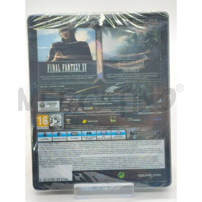 VIDEO GIOCO SONY PS4 FINAL FANTASY XV DELUXE EDITION SIGILLATO CON FILM BLU RAY  | Mercatino dell'Usato Moncalieri bengasi 2