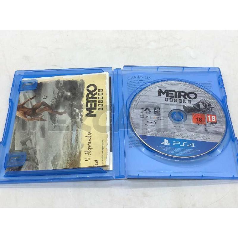 VIDEO GIOCO SONY PS4 METRO EXODUS | Mercatino dell'Usato Moncalieri bengasi 3