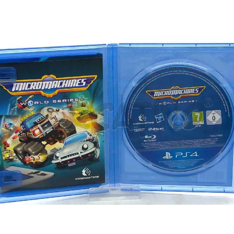 VIDEO GIOCO SONY PS4 MICROMACHINES WORLD SEIRES | Mercatino dell'Usato Moncalieri bengasi 3